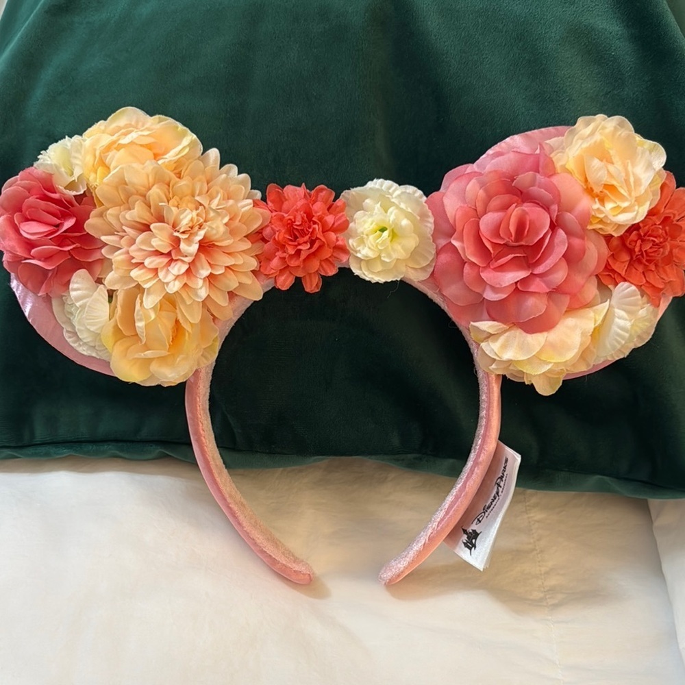 Disney Pink and Orange Seasonal Headband Ears